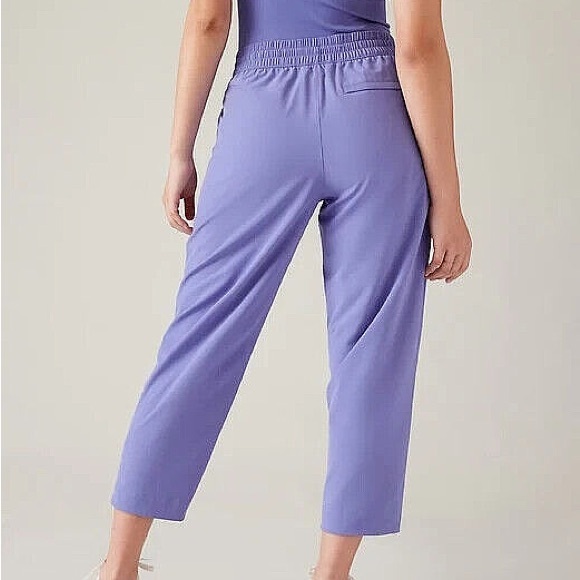 Athleta Arrival Pant in Adonis Purple Blue NWOT - Picture 2 of 10